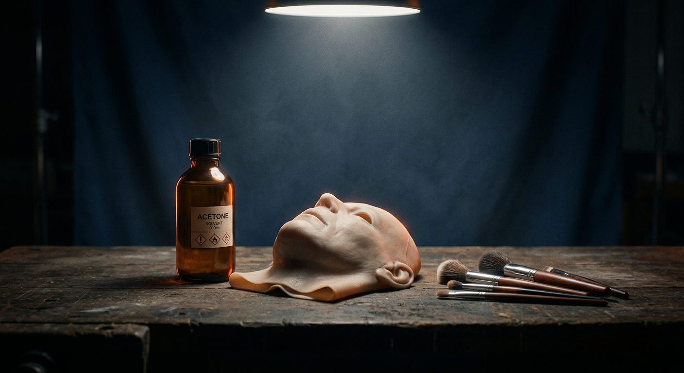 Cast-Solv Aseton — Silikon Maske & Makyaj (1 L)
